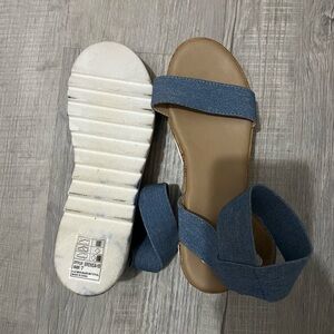 Blue Wedges -Size 7 Women